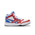 Sneakers alte bianche da ragazzo con dettagli blu e rossi Reebok Bb4500 Court, Brand, SKU s352500104, Immagine 0